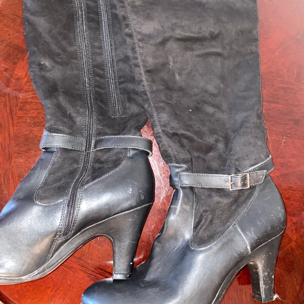 High black shoes